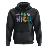 NICU Nurse Christmas Hoodie Xmas Light Neonatal Intensive Care Unit Nurse Appreciation Gift Dinosaur