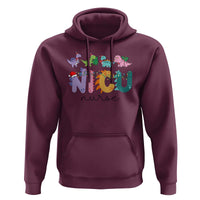 NICU Nurse Christmas Hoodie Xmas Light Neonatal Intensive Care Unit Nurse Appreciation Gift Dinosaur