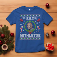 Funny Christmas T Shirt Kith Me Under The Mithletoe Tyson Ugly Xmas - Wonder Print Shop