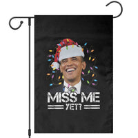 Funny Christmas Obama Garden Flag Funny Santa Xmas Light - Wonder Print Shop