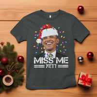 Funny Christmas Obama T Shirt Funny Santa Xmas Light - Wonder Print Shop