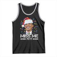 Funny Christmas Obama Tank Top Funny Santa Xmas Light - Wonder Print Shop
