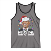 Funny Christmas Obama Tank Top Funny Santa Xmas Light - Wonder Print Shop