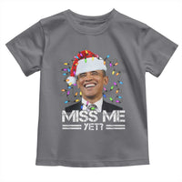 Funny Christmas Obama Toddler T Shirt Funny Santa Xmas Light - Wonder Print Shop