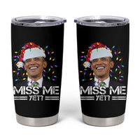 Funny Christmas Obama Tumbler Cup Funny Santa Xmas Light - Wonder Print Shop