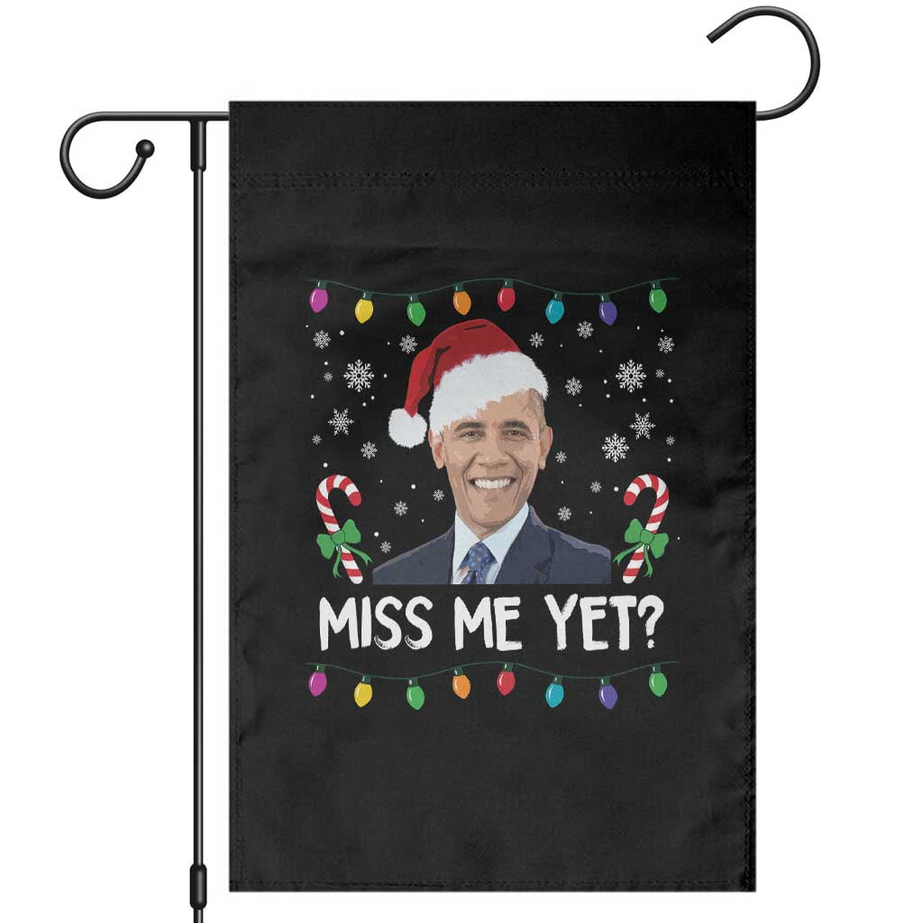 Funny Obama Ugly Xmas Garden Flag Funny Santa Xmas Light - Wonder Print Shop