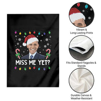 Funny Obama Ugly Xmas Garden Flag Funny Santa Xmas Light - Wonder Print Shop