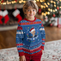 Funny Obama Ugly Xmas Hanukkah Ugly Sweater Funny Santa Xmas Light - Wonder Print Shop