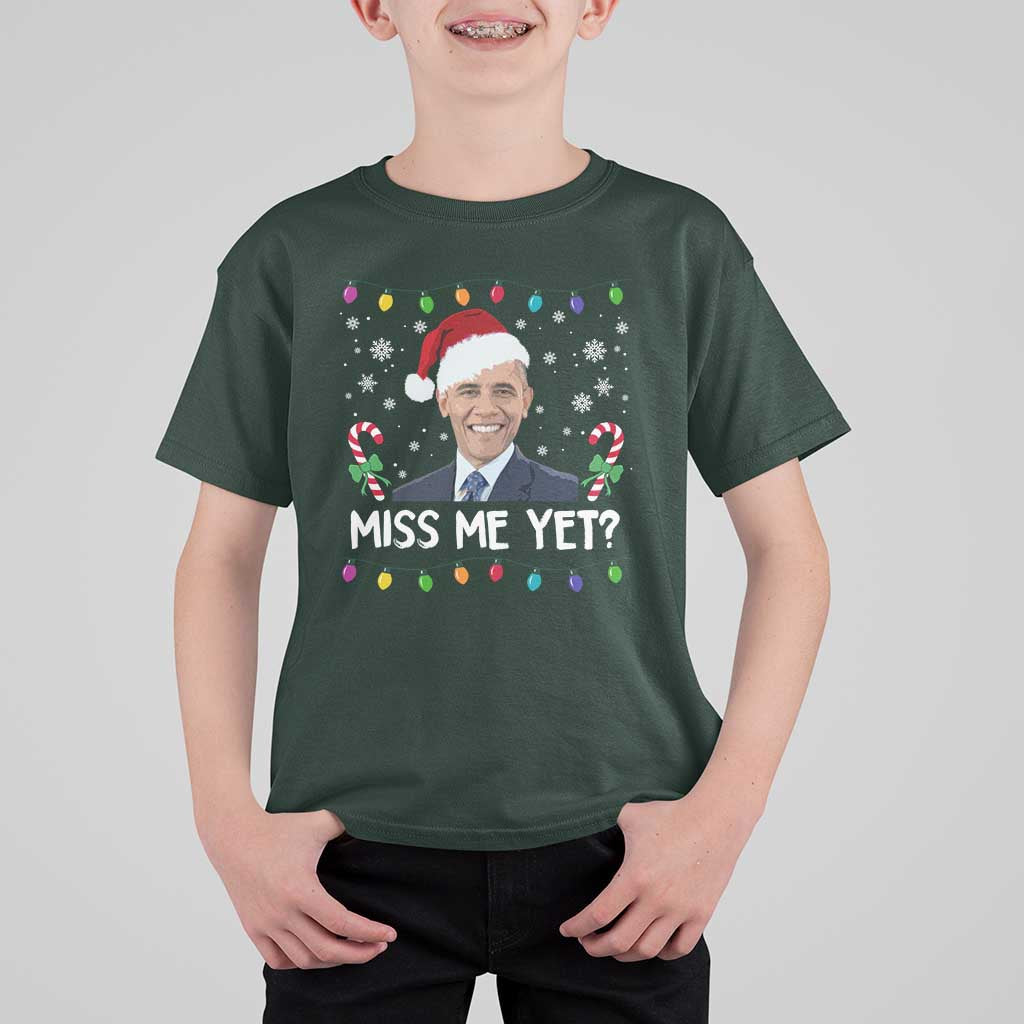 Funny Obama Ugly Xmas T Shirt For Kid Funny Santa Xmas Light - Wonder Print Shop