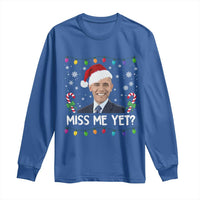 Funny Obama Ugly Xmas Long Sleeve Shirt Funny Santa Xmas Light - Wonder Print Shop
