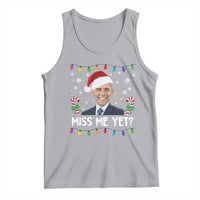 Funny Obama Ugly Xmas Tank Top Funny Santa Xmas Light - Wonder Print Shop