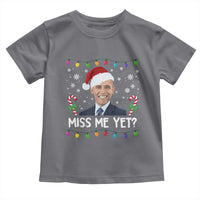 Funny Obama Ugly Xmas Toddler T Shirt Funny Santa Xmas Light - Wonder Print Shop