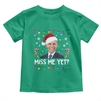 Funny Obama Ugly Xmas Toddler T Shirt Funny Santa Xmas Light - Wonder Print Shop