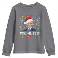 Funny Obama Ugly Xmas Youth Sweatshirt Funny Santa Xmas Light - Wonder Print Shop