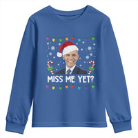 Funny Obama Ugly Xmas Youth Sweatshirt Funny Santa Xmas Light - Wonder Print Shop