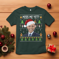 Funny Obama Ugly Xmas T Shirt Miss Me Yet Pajamas Ugly - Wonder Print Shop