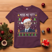 Funny Obama Ugly Xmas T Shirt Miss Me Yet Pajamas Ugly - Wonder Print Shop