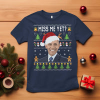 Funny Obama Ugly Xmas T Shirt Miss Me Yet Pajamas Ugly - Wonder Print Shop