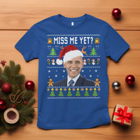 Funny Obama Ugly Xmas T Shirt Miss Me Yet Pajamas Ugly - Wonder Print Shop
