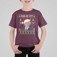 Funny Obama Ugly Xmas T Shirt For Kid Miss Me Yet Pajamas Ugly - Wonder Print Shop