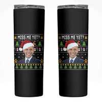 Funny Obama Ugly Xmas Skinny Tumbler Miss Me Yet Pajamas Ugly - Wonder Print Shop