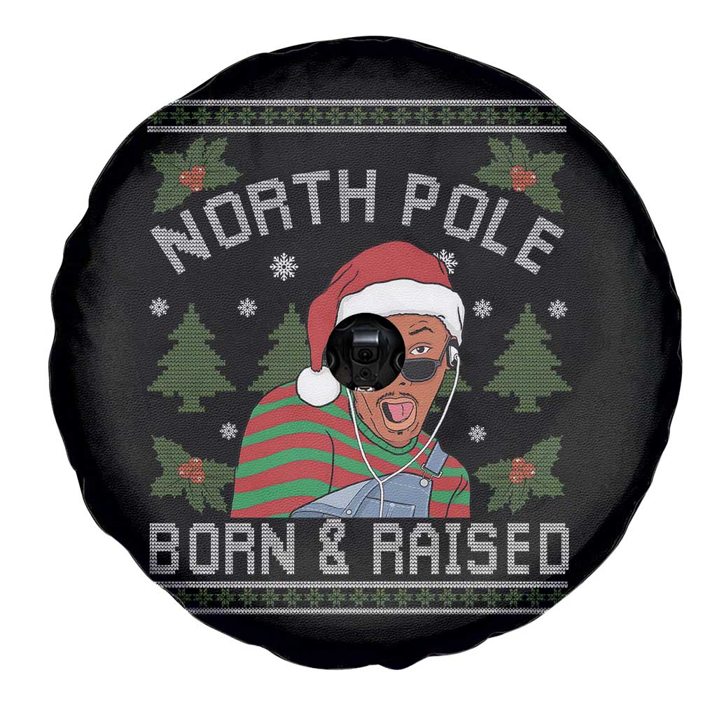Funny Ugly Christmas Spare Tire Cover Fresh North Pole Born Raised Prince - Wonder Print Shop