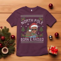 Funny Ugly Christmas T Shirt Fresh North Pole Born Raised Prince - Wonder Print Shop