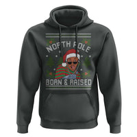 Funny Ugly Christmas Hoodie Fresh North Pole Born Raised Prince - Wonder Print Shop