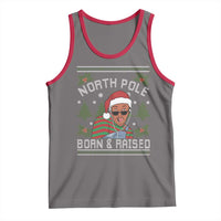 Funny Ugly Christmas Tank Top Fresh North Pole Born Raised Prince - Wonder Print Shop