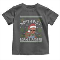 Funny Ugly Christmas Toddler T Shirt Fresh North Pole Born Raised Prince - Wonder Print Shop