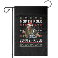 Funny Ugly Christmas Garden Flag Fresh North Pole Born and Raised Prince - Wonder Print Shop