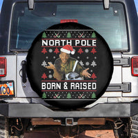 Funny Ugly Christmas Spare Tire Cover Fresh North Pole Born and Raised Prince - Wonder Print Shop