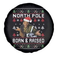 Funny Ugly Christmas Spare Tire Cover Fresh North Pole Born and Raised Prince - Wonder Print Shop