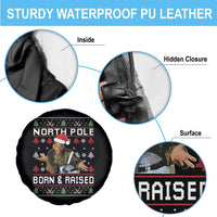 Funny Ugly Christmas Spare Tire Cover Fresh North Pole Born and Raised Prince - Wonder Print Shop