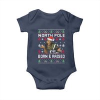 Funny Ugly Christmas Baby Onesie Fresh North Pole Born and Raised Prince - Wonder Print Shop