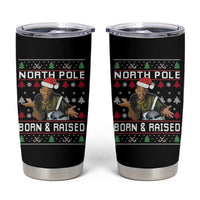 Funny Ugly Christmas Tumbler Cup Fresh North Pole Born and Raised Prince - Wonder Print Shop