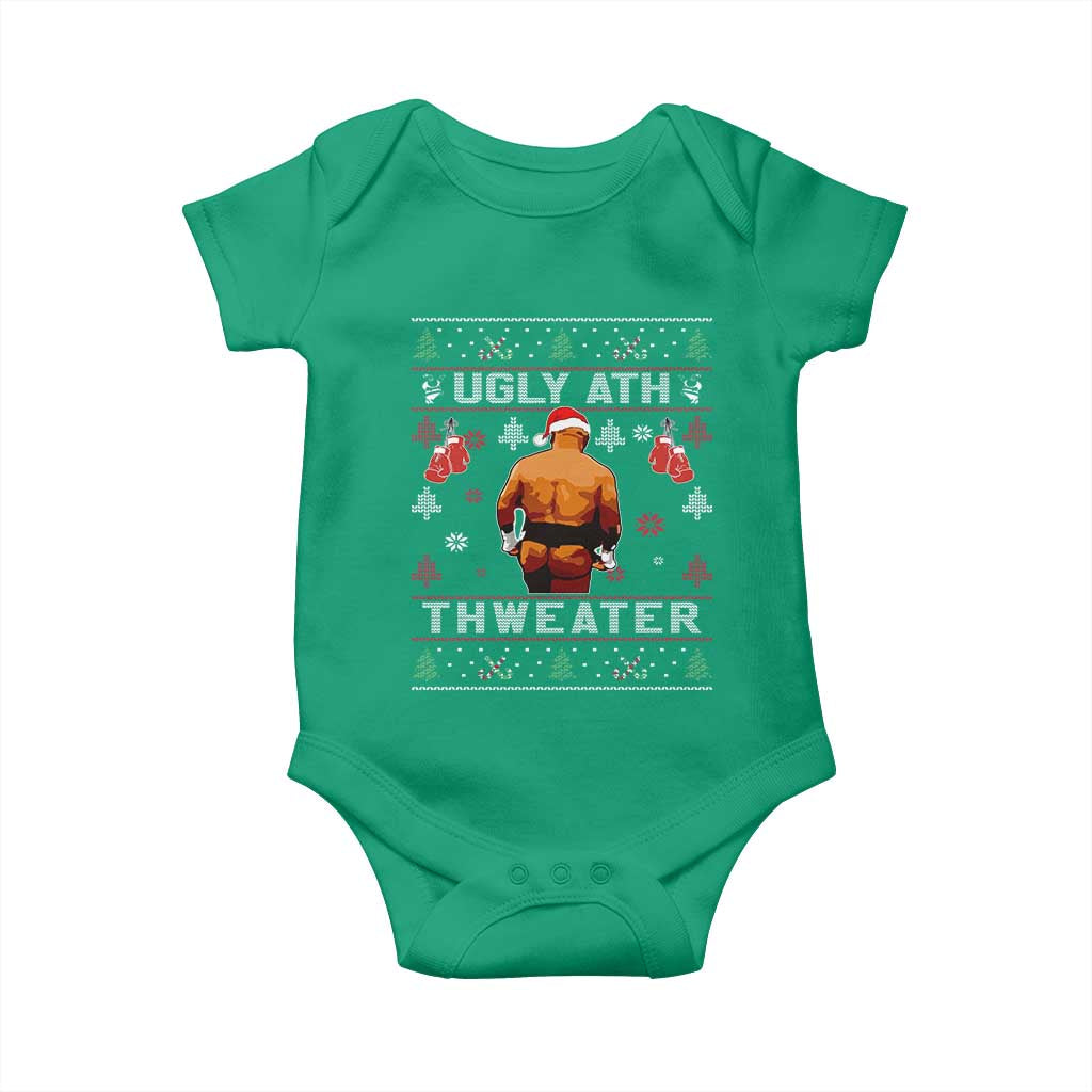 Funny Christmas Baby Onesie Merry Chrithmith Ugly Ath Thweater Tyson - Wonder Print Shop