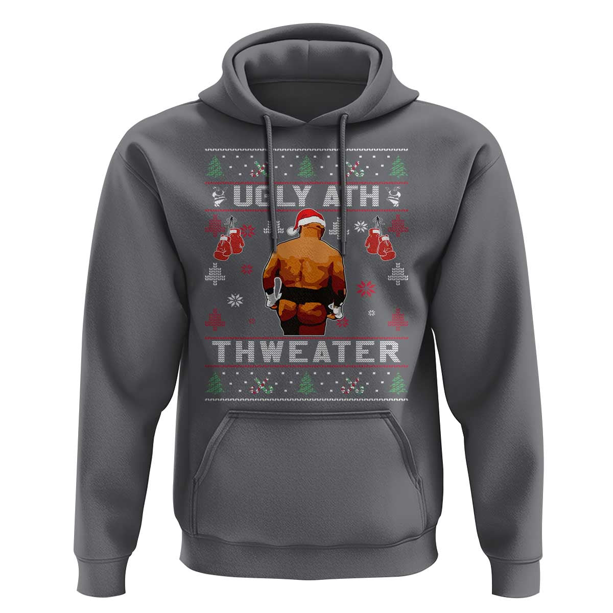 Funny Christmas Hoodie Merry Chrithmith Ugly Ath Thweater Tyson - Wonder Print Shop