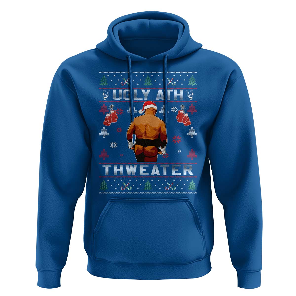 Funny Christmas Hoodie Merry Chrithmith Ugly Ath Thweater Tyson - Wonder Print Shop