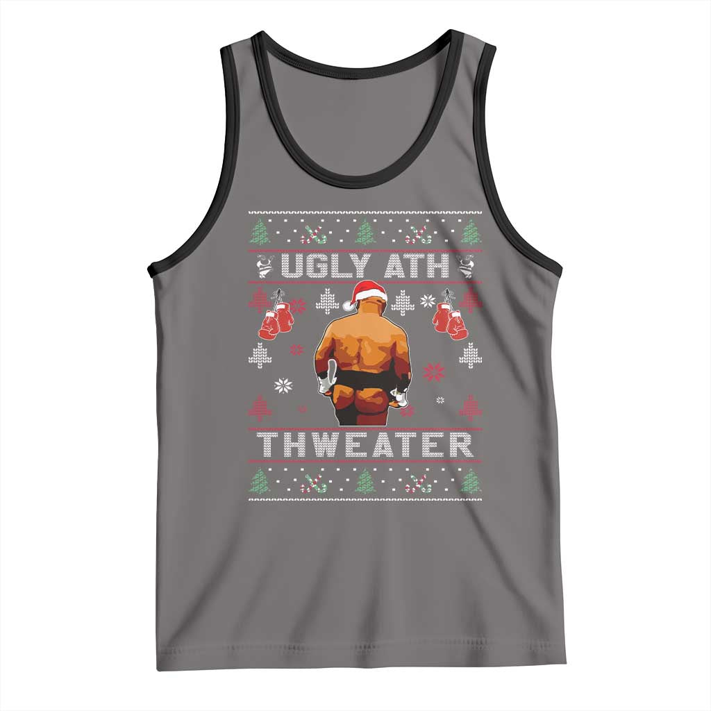 Funny Christmas Tank Top Merry Chrithmith Ugly Ath Thweater Tyson - Wonder Print Shop