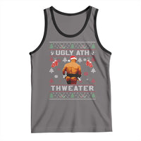 Funny Christmas Tank Top Merry Chrithmith Ugly Ath Thweater Tyson - Wonder Print Shop