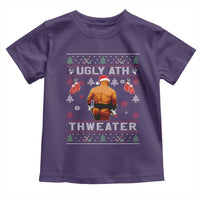 Funny Christmas Toddler T Shirt Merry Chrithmith Ugly Ath Thweater Tyson - Wonder Print Shop