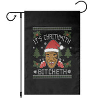 Funny Christmas Garden Flag Merry Chrithmith Ath Thweater Tyson Professional Boxer Ugly Xmas - Wonder Print Shop