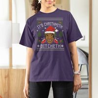Funny Christmas T Shirt For Women Merry Chrithmith Ath Thweater Tyson Professional Boxer Ugly Xmas - Wonder Print Shop