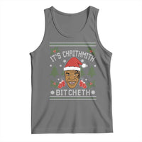 Funny Christmas Tank Top Merry Chrithmith Ath Thweater Tyson Professional Boxer Ugly Xmas - Wonder Print Shop