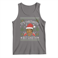 Funny Christmas Tank Top Merry Chrithmith Ath Thweater Tyson Professional Boxer Ugly Xmas - Wonder Print Shop