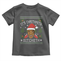 Funny Christmas Toddler T Shirt Merry Chrithmith Ath Thweater Tyson Professional Boxer Ugly Xmas - Wonder Print Shop