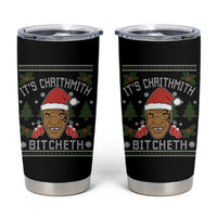 Funny Christmas Tumbler Cup Merry Chrithmith Ath Thweater Tyson Professional Boxer Ugly Xmas - Wonder Print Shop