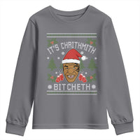 Funny Christmas Youth Sweatshirt Merry Chrithmith Ath Thweater Tyson Professional Boxer Ugly Xmas - Wonder Print Shop