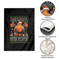 Merry Chrithmith Kith My Ath Funny Ugly Christmas Garden Flag - Wonder Print Shop
